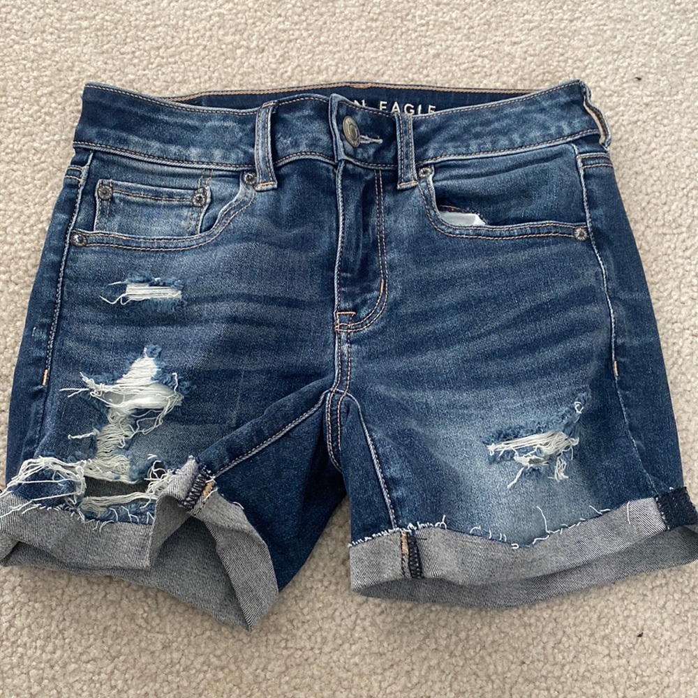 jeans shorts midi